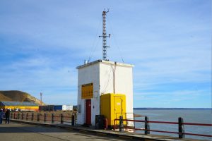 Ricci recorrió el Puerto de Punta Quilla y destacó el movimiento operativo registrado