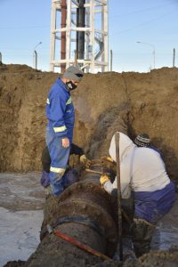 Continúan las tareas para reparar el Acueducto Palermo Aike – Río Gallegos