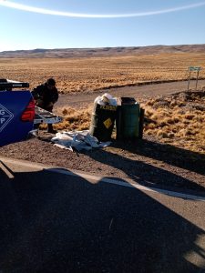Vialidad Provincial realizó tareas de limpieza sobre la Ruta Nacional N° 40