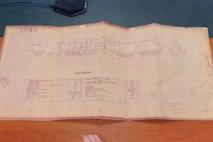 Provincia recibió un plano histórico ferroviario vinculado a Yacimientos Carboníferos Fiscales