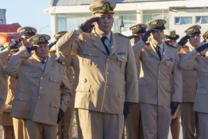 El Gobierno Provincial acompañó el homenaje que se brindó a la Prefectura Naval Argentina en Caleta Olivia