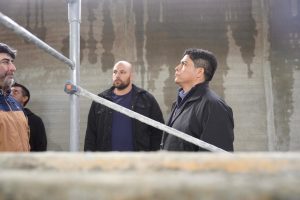 Claudio Vidal recorrió obras e instituciones de Puerto Santa Cruz y reafirmó el compromiso con el desarrollo local