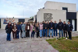 Claudio Vidal recorrió obras e instituciones de Puerto Santa Cruz y reafirmó el compromiso con el desarrollo local