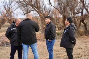 Claudio Vidal recorrió obras e instituciones de Puerto Santa Cruz y reafirmó el compromiso con el desarrollo local