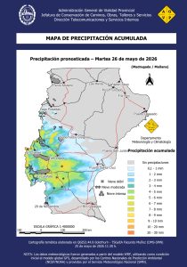 Advierten lluvias, nieblas y posibles nevadas en Santa Cruz