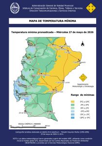 Advierten lluvias, nieblas y posibles nevadas en Santa Cruz