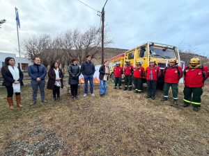 Reconocieron el trabajo de la Brigada de Incendios Forestales con la donación de equipamiento para fortalecer el trabajo operativo