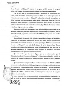 Santa Cruz adhirió al decreto nacional que prohíbe las reuniones familiares y sociales