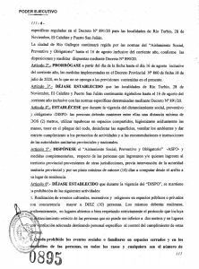 Santa Cruz adhirió al decreto nacional que prohíbe las reuniones familiares y sociales