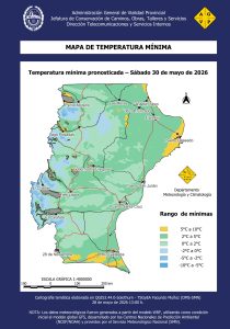 Anuncian fin de semana con nieblas, lluvias y heladas en Santa Cruz