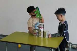 Realizaron una jornada recreativa de peinados locos en el Jardín de Infantes N° 45 de Río Turbio
