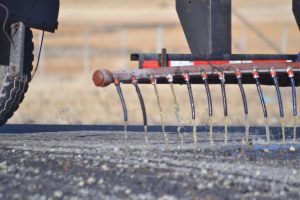 Vialidad Provincial realizó riego de líquido antihielo sobre la Ruta Nacional N° 40