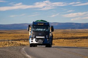 Vialidad Provincial realizó riego de líquido antihielo sobre la Ruta Nacional N° 40