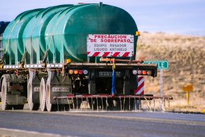 Vialidad Provincial realizó riego de líquido antihielo sobre la Ruta Nacional N° 40
