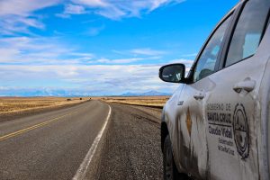 Vialidad Provincial realizó riego de líquido antihielo sobre la Ruta Nacional N° 40