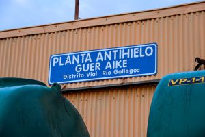 Vialidad Provincial realizó riego de líquido antihielo sobre la Ruta Nacional N° 40