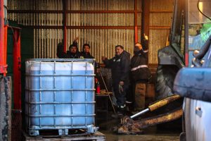 Vialidad Provincial realizó riego de líquido antihielo sobre la Ruta Nacional N° 40