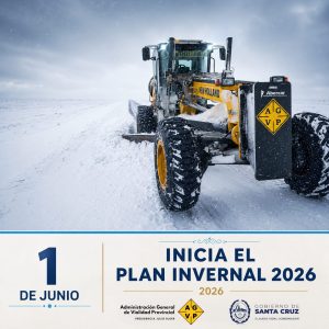 Plan Invernal 2026: Vialidad Provincial despliega tecnología, equipamiento y 29 puestos operativos para garantizar rutas seguras en Santa Cruz