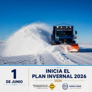 Plan Invernal 2026: Vialidad Provincial despliega tecnología, equipamiento y 29 puestos operativos para garantizar rutas seguras en Santa Cruz