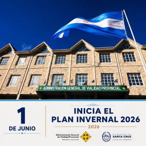 Plan Invernal 2026: Vialidad Provincial despliega tecnología, equipamiento y 29 puestos operativos para garantizar rutas seguras en Santa Cruz