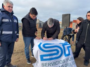 Claudio Vidal en Puerto San Julián: “La obra se comienza y se termina en beneficio de la sociedad”