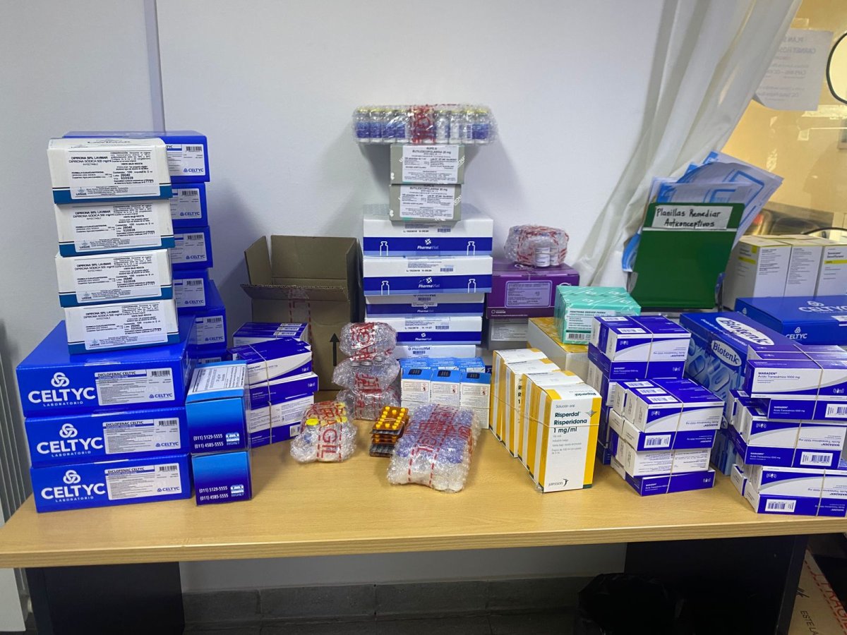 Llegada de medicamentos: “Contar con este stock de medicamentos liberará fondos para otras coberturas esenciales”, afirmó Rivas