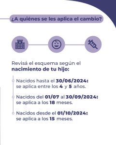 Salud recuerda la importancia de la vacuna triple viral para fortalecer la protección en la primera infancia
