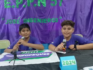 Estudiantes de la Escuela N° 57 multiplican aprendizajes a través de multialfabetizaciones y streaming