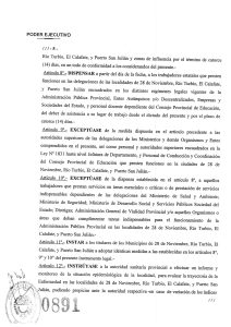La provincia elevó a Nación el pedido de El Calafate