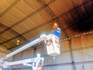 Trabajo conjunto para mejorar las instalaciones del Puesto Fijo “El Fabi”
