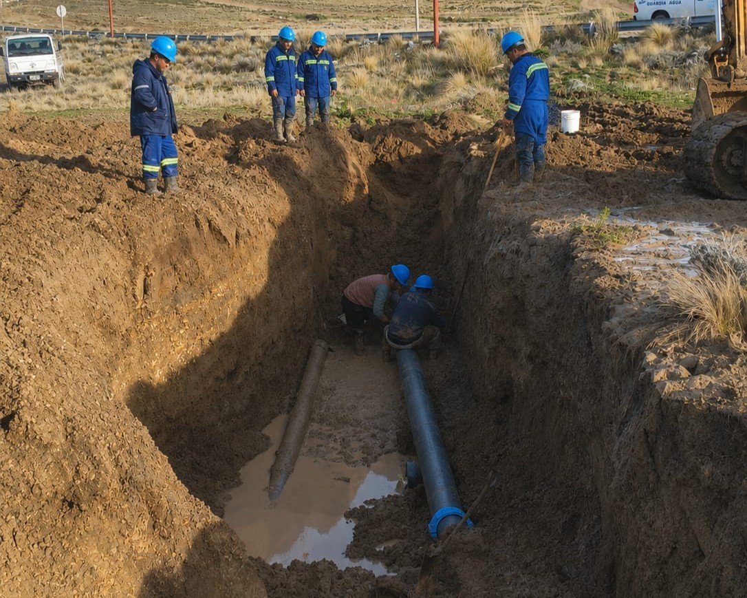 Servicios Públicos finalizó las tareas de reparación en Puerto Deseado