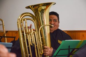 #SomosElEstado: Honrar la música, en la Banda 14 de Noviembre multiplican el fervor patriótico
