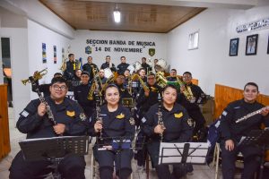 #SomosElEstado: Honrar la música, en la Banda 14 de Noviembre multiplican el fervor patriótico
