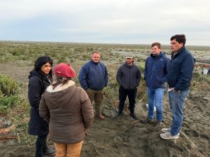 Santa Cruz avanza con la reconstrucción del mirador de Cabo Vírgenes
