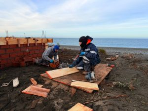 Santa Cruz avanza con la reconstrucción del mirador de Cabo Vírgenes