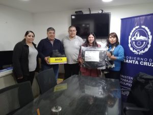 La Secretaría de Trabajo hizo entrega de equipamiento y ropa de trabajo a sus delegaciones