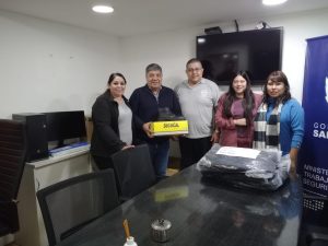 La Secretaría de Trabajo hizo entrega de equipamiento y ropa de trabajo a sus delegaciones