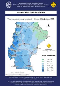 Santa Cruz se prepara para un marcado descenso de temperaturas y nevadas durante esta semana
