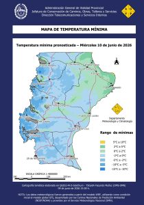 Santa Cruz se prepara para un marcado descenso de temperaturas y nevadas durante esta semana