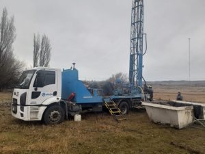 Servicios Públicos inició la construcción de cinco pozos de agua para fortalecer el suministro en Perito Moreno
