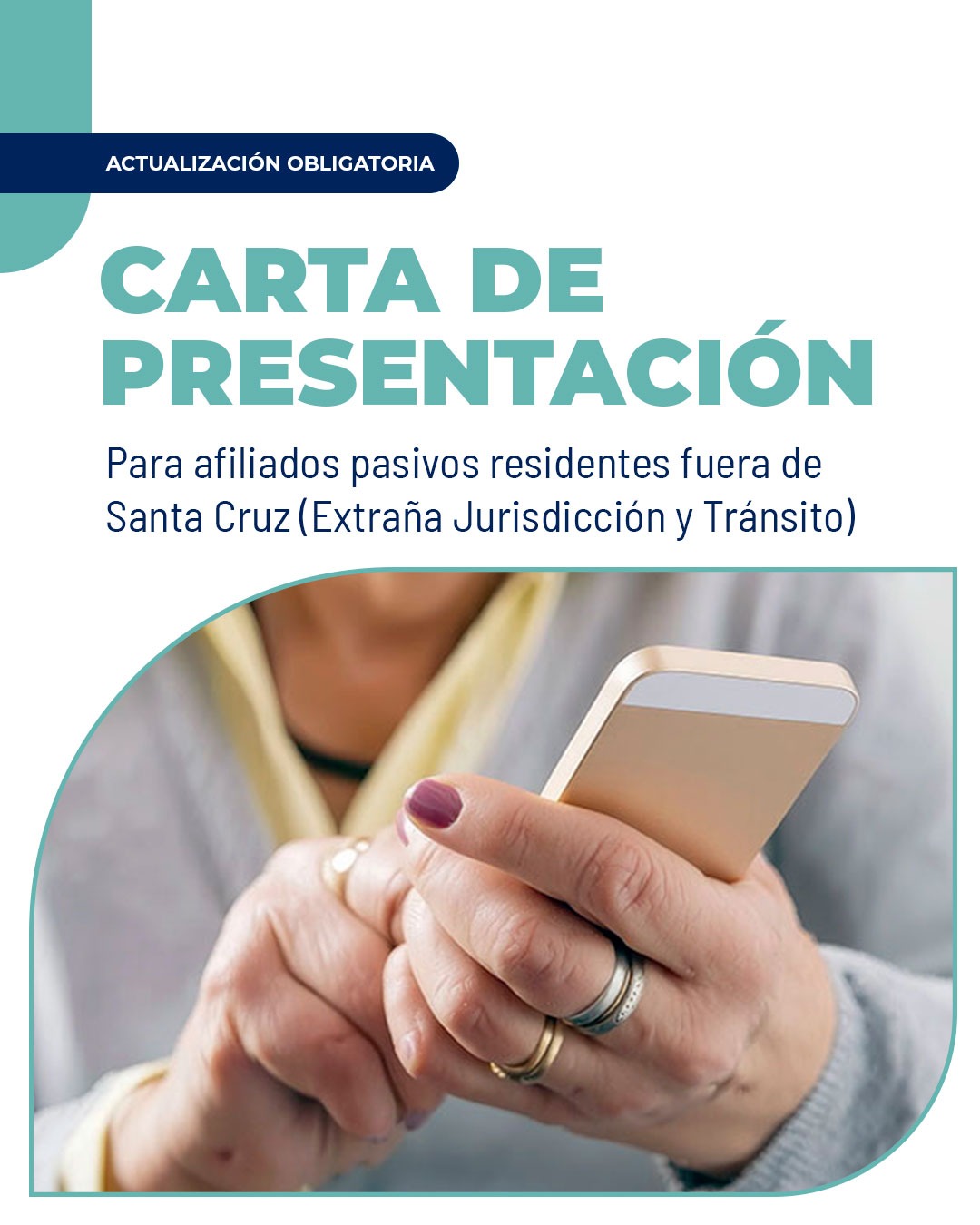 La Caja de servicios Sociales informa sobre la actualización obligatoria de carta de presentación