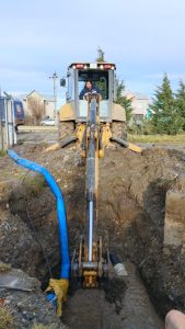 Servicios Públicos realiza trabajos de reparación en la Estación Elevadora N°6