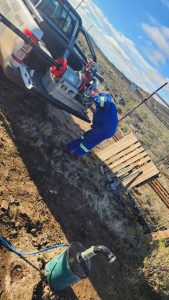 Se puso en funcionamiento el pozo 49 y se normaliza el servicio de agua en Cañadón Seco