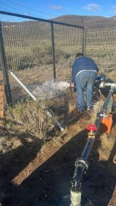 Se puso en funcionamiento el pozo 49 y se normaliza el servicio de agua en Cañadón Seco