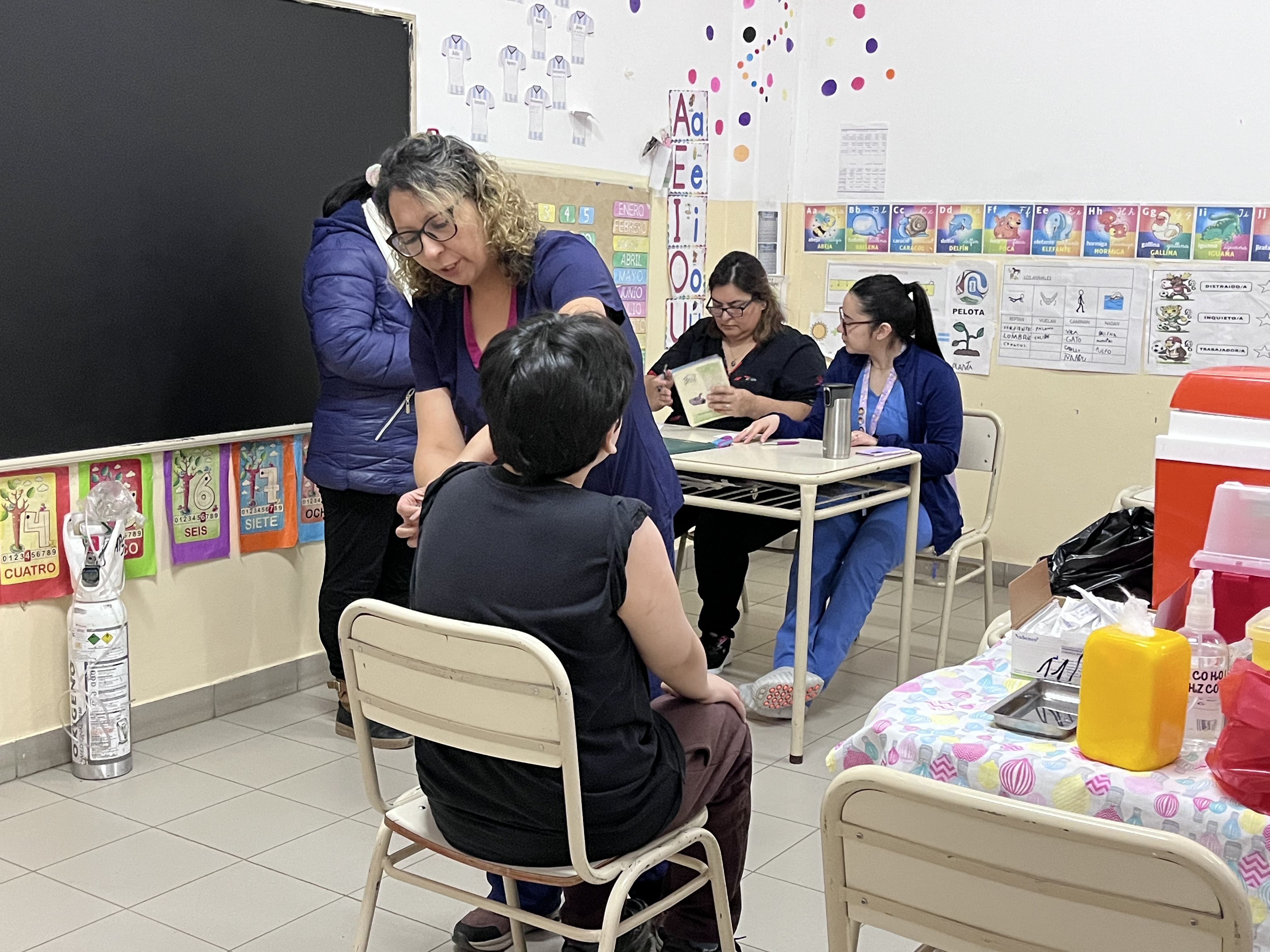 La Salud en tu Escuela: avanzan las jornadas de vacunación en los colegios santacruceños