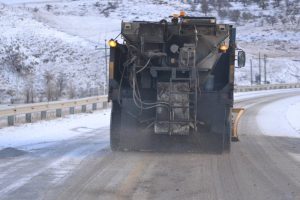 Realizaron recorrido preventivo y distribución de sal en la Cuenca Carbonífera