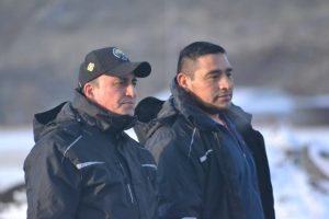 Realizaron recorrido preventivo y distribución de sal en la Cuenca Carbonífera
