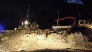 Puerto Deseado: finalizaron los trabajos de reparación en la línea que abastece a los pozos de Pampa Alta 