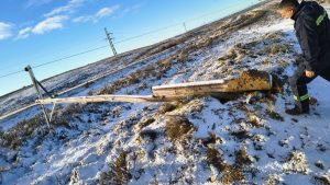 Puerto Deseado: finalizaron los trabajos de reparación en la línea que abastece a los pozos de Pampa Alta 