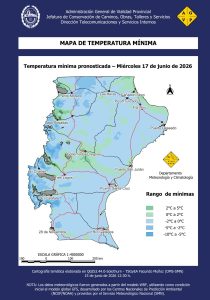 Anuncian nevadas y bajas temperaturas para los próximos días en Santa Cruz